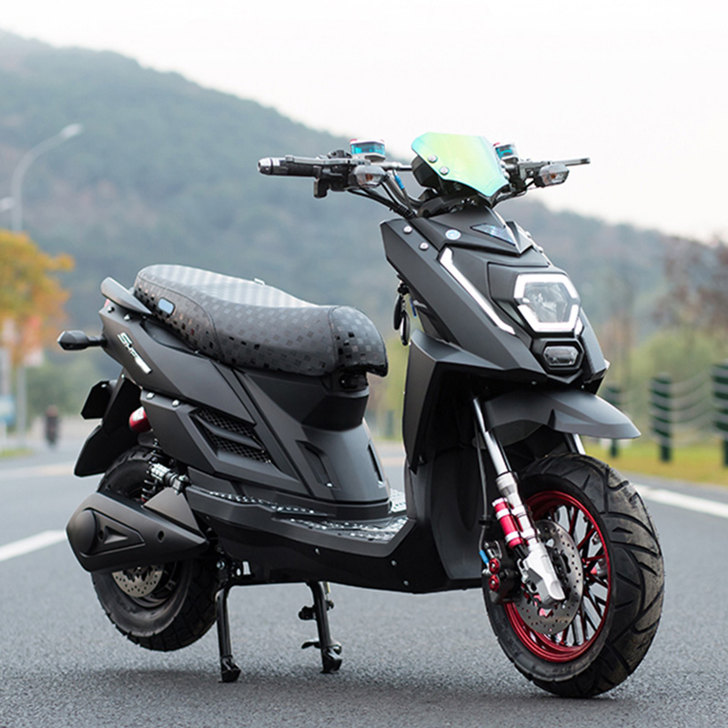 Yüksek Hızlı Elektrikli Motosiklet Gövde CKD 60-80KM/saat Scooter 2000W 3000W Streetbike Elektrikli Motosiklet